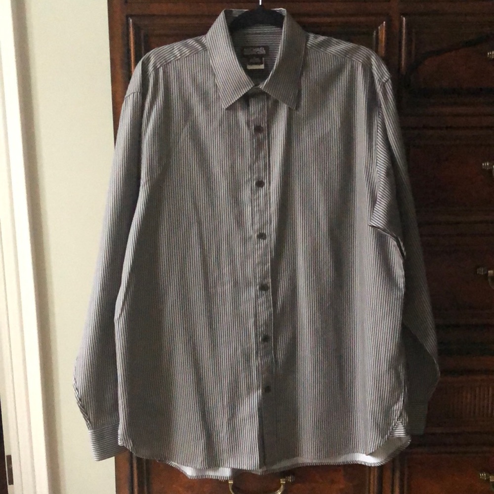 Michael Kors 100% cotton striped shirt.